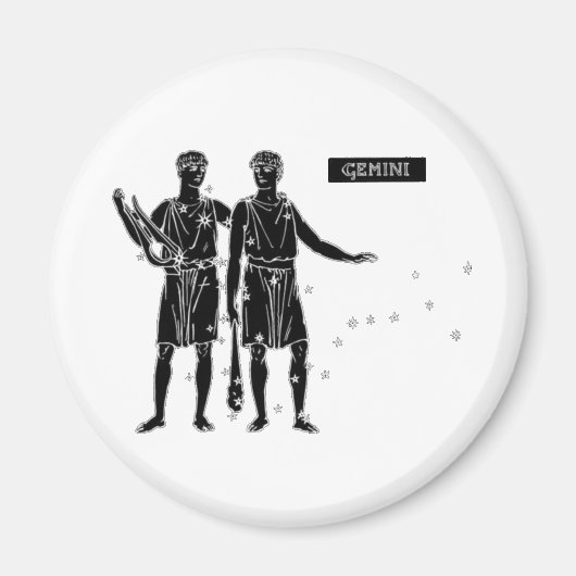 Vintag Gemini Magnet (Vorne)