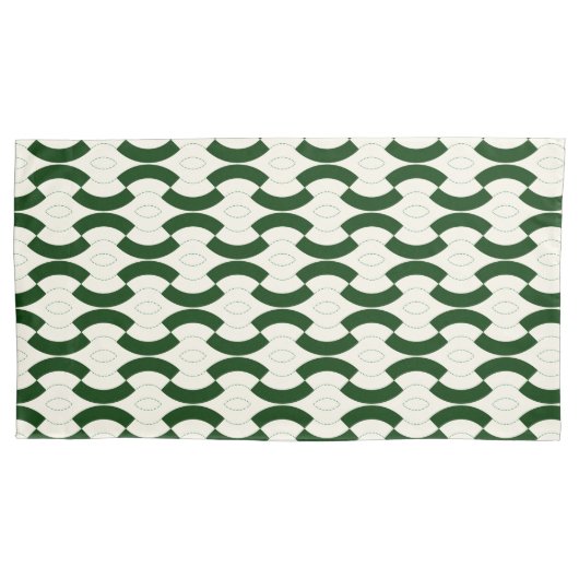 Vintag gemustert kissenbezug (Vorderseite-Links)