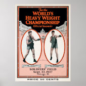 Vintag Gene Tunney / Jack Dempsey Poster (Vorne)