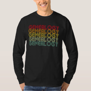 Vintag Genealogist Genealogie Herkunft Roots Famil T-Shirt