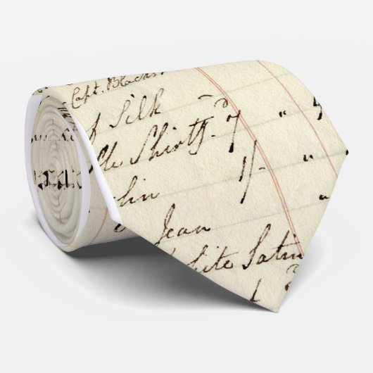 Vintag General Ledger Krawatte (Gerollt)