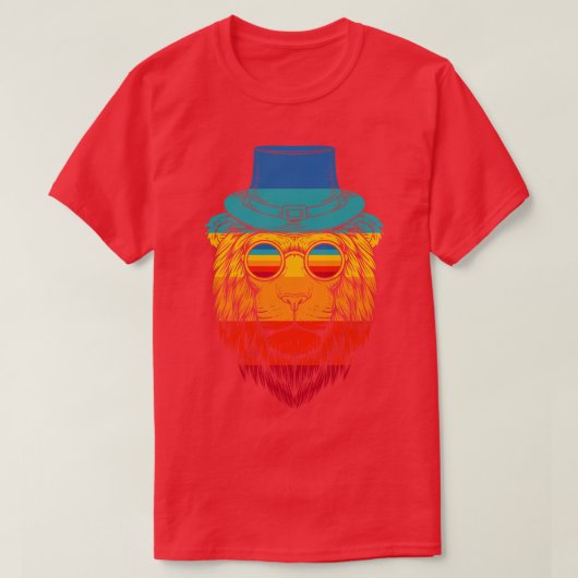Vintag Gentleman Lion T-Shirt (Design vorne)