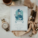 Vintag Gentleman | Trauzeuge Request Card Einladung<br><div class="desc">Frag deinen besten Typ, an deiner Seite zu stehen, mit diesen einzigartigen werden Sie meine Trauzeuge-Karten mit einem Vintagen "Gentleman's Club"-Design sein. Fügen Sie diesem Design Ihre benutzerdefinierte Formulierung hinzu, indem Sie die "Diese Vorlage bearbeiten"-Felder auf der rechten Seite des Elements verwenden, oder klicken Sie auf die blaue Schaltfläche "Anpassen",...</div>