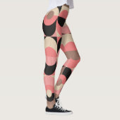 Vintag Geometrie: Klassisches nahtloses Muster Leggings (Rechts)
