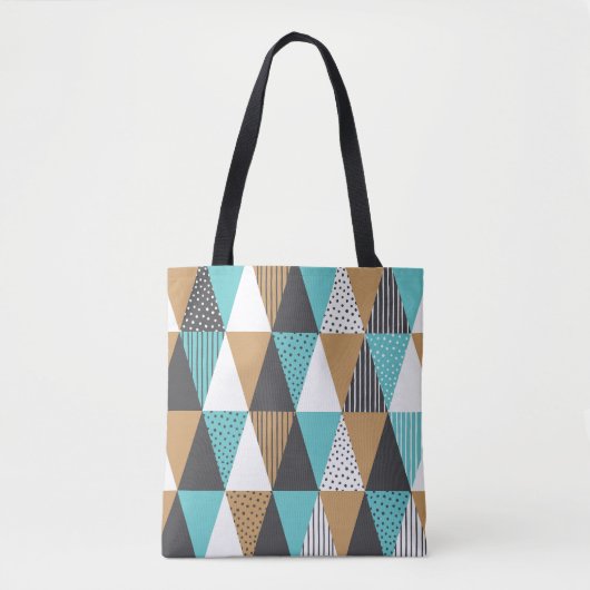 Vintag Geometrisch: Abstrakte Darstellung. Tasche (Vorderseite)
