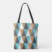 Vintag Geometrisch: Abstrakte Darstellung. Tasche (Rückseite)