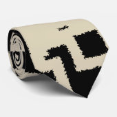 Vintag geometrisch krawatte (Gerollt)