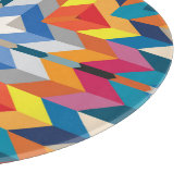 Vintag Geometrisch: skandinavische Farbblöcke Schneidebrett (Ecke)