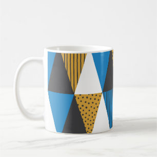 Vintag Geometrisch: Stilvoller Hintergrund für Ill Kaffeetasse