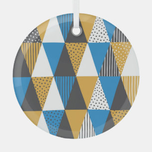 Vintag Geometrisch: Stilvoller Hintergrund für Ill Ornament Aus Glas