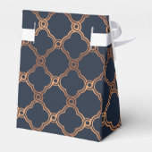 Vintag Geometrische Art Deco Gatsby Hochzeit Geschenkschachtel (Rückseite)