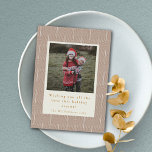 Vintag geometrische Linien 2 Foto Weihnachten Vert<br><div class="desc">Vintage Groovy Geometric Lines Zwei Foto Weihnachtskarte</div>