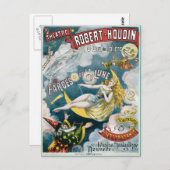 Vintag George Melies Illusion Fantastique Postkarte (Vorne/Hinten)