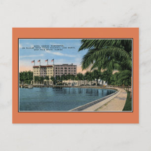 Vintag George Washington Hotel West Palm Beach Postkarte