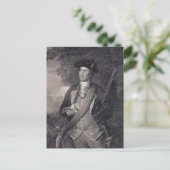 Vintag George Washington Portrait Postkarte (Stehend Vorderseite)