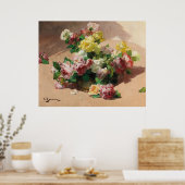 Vintag Georges Jeannin Rose Poster (Küche)