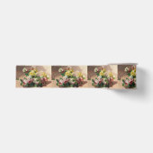 Vintag Georges Jeannin Rose Ripsband (Vorderseite)