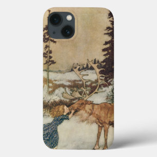 Vintag Gerda und Reindeer von Edmund Dulac Case-Mate iPhone Hülle