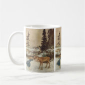 Vintag Gerda und Reindeer von Edmund Dulac Kaffeetasse (Links)