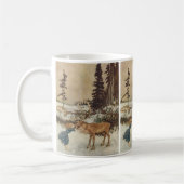 Vintag Gerda und Reindeer von Edmund Dulac Kaffeetasse (Links)