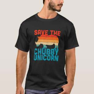 Vintag Gerettet Chubby Unicorns Tier Rhino Cons T-Shirt