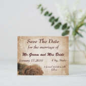 Vintag Gerettet Tagespostkarte Ankündigungspostkarte (Stehend Vorderseite)