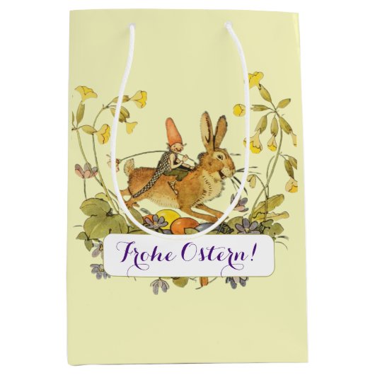 Vintag Gernan Happy Oaster Mittlere Geschenktüte