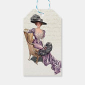 Vintag Geschenkanhänger (Rückseite)