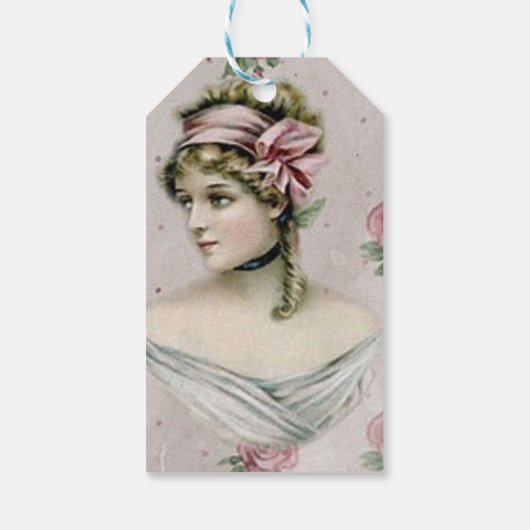 Vintag Geschenkanhänger (Rückseite)