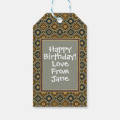 Vintag Geschenkanhänger (Rückseite)