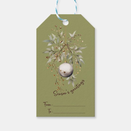 Vintag Geschenkanhänger (Vorderseite)