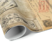 Vintag Geschenkpapier (Rolleneckpunkt)
