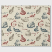 Vintag Geschenkpapier (Flach)