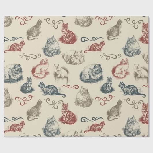 Vintag Geschenkpapier (Flach)