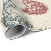 Vintag Geschenkpapier (Rolleneckpunkt)