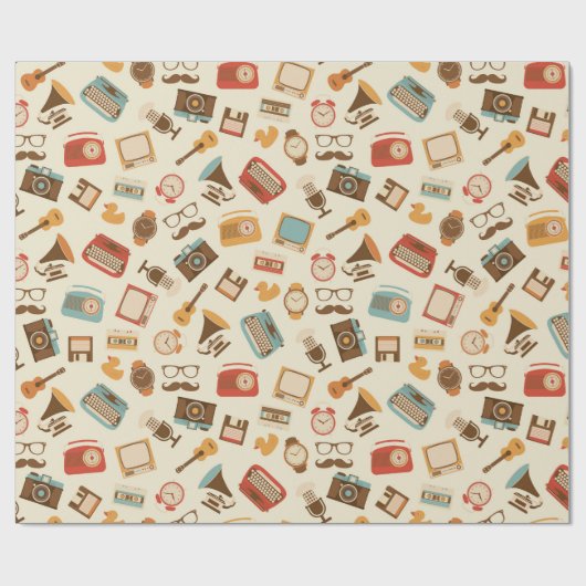 Vintag Geschenkpapier (Flach)