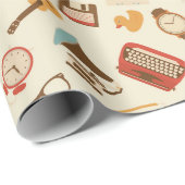 Vintag Geschenkpapier (Rolleneckpunkt)