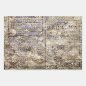 Vintag Geschenkpapier Set (Vorderseite 3)