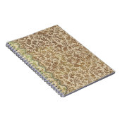 Vintag gestanztes Leaf Spiraljournal Notizblock (Rechte Seite)