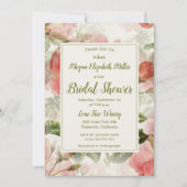 Vintag gestrichen einladung (Vorderseite)