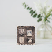 Vintag gestrichene Fotos Begleitkarte (Stehend Vorderseite)