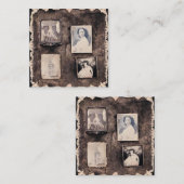 Vintag gestrichene Fotos Begleitkarte (Vorne/Hinten)