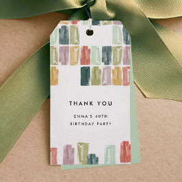 Vintag gestrichene Juwelen Vielen Dank, dass Sie T Geschenkanhänger