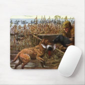 Vintag gestrichene Retrievers mit Jägermaus Mousepad (Mit Mouse)
