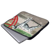 Vintag gestrichener Dalmatiner - Laptop-Computersc Laptopschutzhülle (Vorne Knopf)