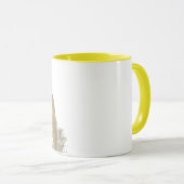 Vintag gestrichener Eukalyptasse Tasse (VorderseiteRechts)