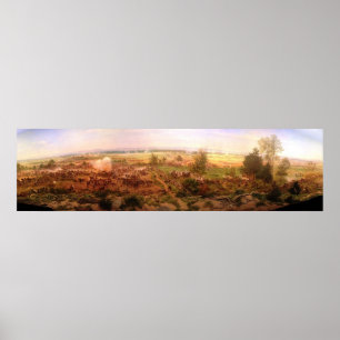 Vintag Gettysburg Cyclorama Paul Philippoteaux Poster