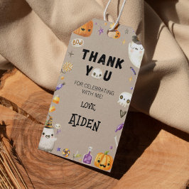 Vintag Ghost Birthday Party Danke Tag Geschenkanhänger