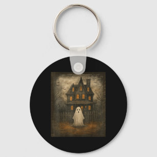 Vintag Ghost Boo Spuk House Halloween Kostüme Schlüsselanhänger