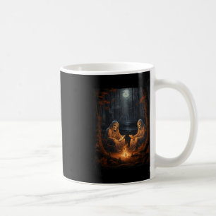 Vintag Ghost Book Reading Camping Gothic Hallowee Kaffeetasse